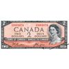Image 1 : BANK OF CANADA. $2.00. 1954 Issue. BC-30b. Beattie-Coyne. ‘Devil’s Face’. No. B9381674. PCGS graded 