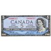 Image 1 : BANK OF CANADA. $5.00. 1954 Issue. BC-31b. Beattie-Coyne. ‘Devil’s Face’. No. G/C8996717. PCGS grade