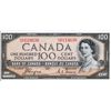 Image 1 : BANK OF CANADA. $100.00. 1954 Issue. BC-35a. Coyne-Towers. ‘Devil’s Face’. No. A/J0119636. PCGS grad