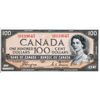 Image 1 : BANK OF CANADA. $100.00. 1954 Issue. BC-35a. Coyne-Towers. ‘Devil’s Face’. No. A/J0119645. PCGS grad