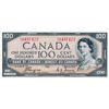 Image 1 : BANK OF CANADA. $100.00. 1954 Issue. BC-35a. Coyne-Towers. ‘Devil’s Face’. No. A/J0497422. BCS grade