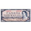 Image 1 : BANK OF CANADA. $100.00. 1954 Issue. BC-43b. Modified. No. B/J3108389. BCS graded AU-55.