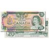 Image 1 : BANK OF CANADA. $20.00. 1979 Issue. BC-54a. Lawson-Bouey. No. 50138165867 & 50138165868. Both notes 