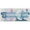 Image 1 : BANK OF CANADA. $5.00. 1986 Issue. BC-56aA. Crow-Bouey. No. ENX1281997. PCGS graded Gem Unc-66. PPQ.
