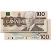 Image 1 : BANK OF CANADA. $100.00. 1988 Issue. BC-60a. No. AJR1970449. H.B.P. CCCS graded Gem Unc-66.