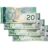 Image 1 : BANK OF CANADA. $20.00. 2006 Issue. BC-64aA-i. Jenkins-Dodge. Insert Notes. No. EZV9757461, 7462, 74