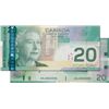 Image 1 : BANK OF CANADA. $20.00. 2008 Issue. BC-64b-i. Jenkins-Carney. No. ARL8000000. PMG graded Choice Unc-