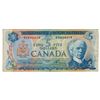 Image 2 : BANK OF CANADA. $5.00. 1972 Issue. BC-48aT. Bouey-Rasminsky. No. RS8450619. PMG graded Fine-15. A ra