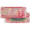 Image 1 : BANK OF CANADA. $50.00. 1975 Issue. BC-51aA. Lawson- Bouey. No. *HB2464325. PMG graded Unc-62.