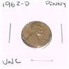 Image 1 : 1962-D Lincoln Cent Penny *RARE UNC HIGH GRADE - NICE COIN*!!