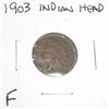 Image 1 : 1903 Indian Head Penny *FINE GRADE - NICE COIN*!!