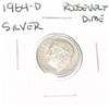 Image 1 : 1964-D ROOSEVELT SILVER DIME *PLEASE LOOK AT PICTURE TO DETERMINE GRADE*!!