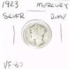 Image 1 : 1923 MERCURY SILVER DIME *RARE VERY FINE-30 GRADE*!!