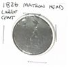Image 1 : 1826 MATRON HEAD LARGE CENT *HARD TO FIND COIN*!!