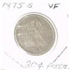 Image 1 : 1875-S LIBERTY SEATED 20 CENT *EXTREMELY RARE VERY FINE GRADE - HARD TO FIND COIN!!