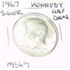 Image 1 : 1967 KENNEDY SILVER HALF DOLLAR *RARE MS-65 HIGH GRADE*!!
