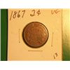 Image 1 : 1867 2 CENT COPPER