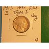 Image 1 : 1913 S BUFFALO NICKEL