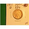 Image 1 : 1917 D BUFFALO NICKEL