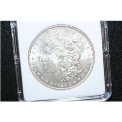 1900 Silver Morgan $1; MCPCG Graded MS61