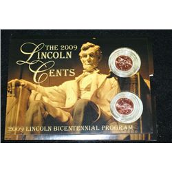 2009 Lincoln-Formative Years Penny Set; P&D Mints; UNC