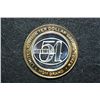 Image 1 : MGM Grand Las Vegas NV "Studio 54" Limited Edition Two-Tone $10 Gaming Token, .999 Fine Silver