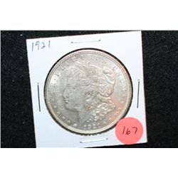 1921 Silver Morgan $1