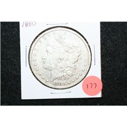 1880 Silver Morgan $1