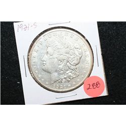 1921-S Silver Morgan $1