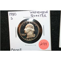 1980-S Washington Quarter; Proof