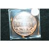 Image 2 : Barter is Better Buy Local Go Local Copper Round; .999 Fine Copper 1 Oz.