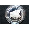 Image 1 : 1994-P US Women in Military Service Memorial Commerative $1 Coin