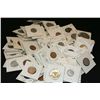 Image 1 : Foreign Coins & Tokens; Various Dates in 2x2 Cards; Lot of 100