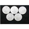 Image 2 : Silver Morgan $1; Various Dates & Conditions; Lot of 5