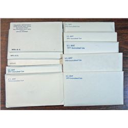MINT SETS OF THE 70'S 1970 -1979 - 10 SETS IN ORIGINAL MINT PACKAGING