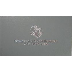 1991 MT. RUSHMOORE COMMEM. PROOF SILVER DOLLAR.