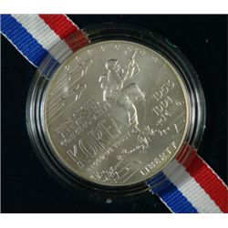 1991 KOREAN WAR MEMORIAL UNCIRCULATED COMMEM. SILVER DOLLAR