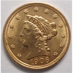 1906 $ 2 1/2 Gold, Ch Bu 64, a high end beauty!