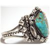 Image 2 : Old Pawn Navajo Spider Web Turquoise Sterling Silver Cuff Bracelet - Henry Sam