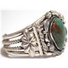 Image 2 : Old Pawn Navajo Royston Turquoise Sterling Silver Cuff Bracelet - Henry Sam