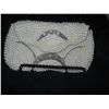 Image 1 : Pearl & Beaded Evening Bag approx 8" x 5" Made in Japan Expressly for  Broadway Stores