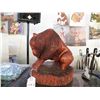 Image 2 : Hand Carved Buffallo Signed & dated JW Cody 1932