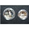 Image 1 : 1986-S US Ellis Island Commerative $1 Coin & Ellis Island Commerative Half Dollar; US Liberty Coins 