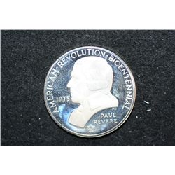 1975 Paul Revere American Revolution Bicentennial Medal Commerating Battles of Lexington and Concord