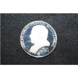 1975 Paul Revere American Revolution Bicentennial Medal Commerating Battles of Lexington and Concord