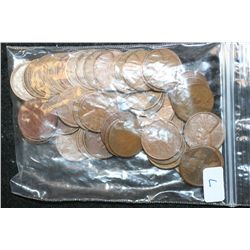 Wheat Back Penny; Various Dates & Conditions; Lot of 50