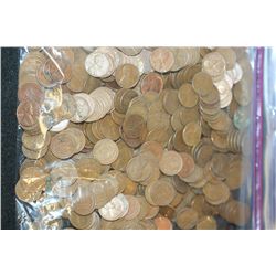 Wheat Back Penny; Various Dates & Conditions; Lot of 500
