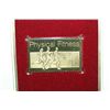Image 2 : 1983 First Day Issue 22K Gold Replica Stamp W/Postal Stamp; Physical Fitness Exercise and Sports