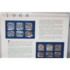 Image 2 : 1968 US Mint Coin Set W/Postal Stamp Commerating Apollo 8 Delivers the Christmas Message Dated 1993;