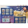 Image 1 : 1971 US Mint Coin Set W/Postal Stamp Commerating Mariner 9 Orbits Mars Dated 1993; P,S & D Mints; UN